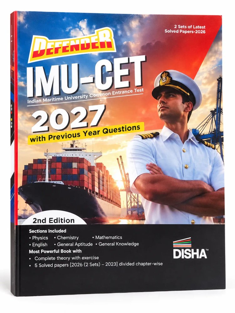 Disha’s Defender IMU-CET 2027 Entrance Exam Guide (2nd Edition) with Previous Year Solved Papers [2023 - 2026]