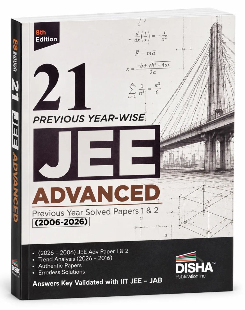 Disha 21 Previous Year-Wise JEE Advanced Solved Papers 1 & 2 (2006 - 2026) 8th Edition