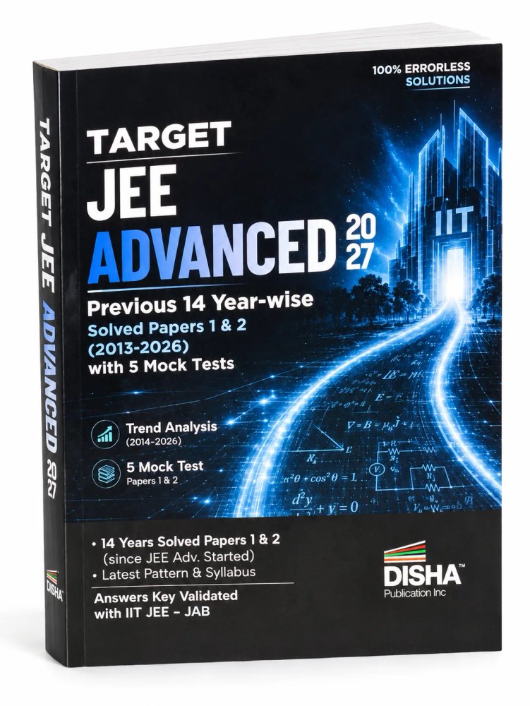 Disha Target JEE Advanced 2027 Previous 14 Year-wise Solved Papers 1 & 2 (2013 - 2026) with 5 Mock Tests