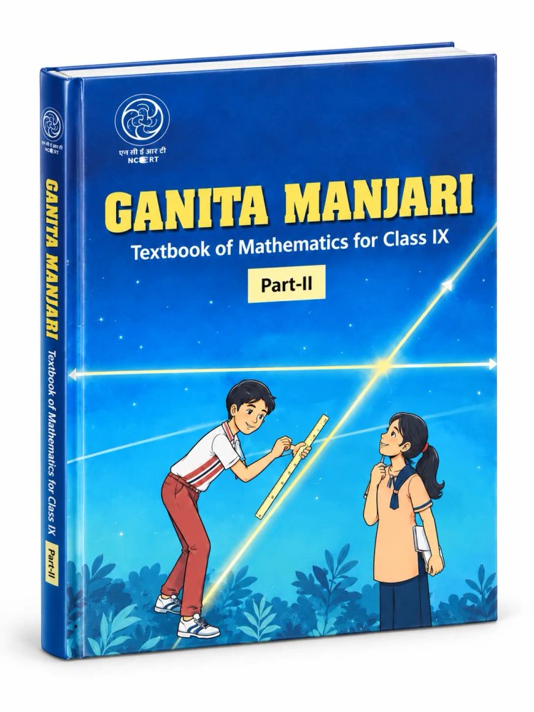 (Pre order) Ganita Manjari Textbook of Mathematics for  Class IX - Part-II | NCERT Mathematics  Textbook | Class 9 Maths Book