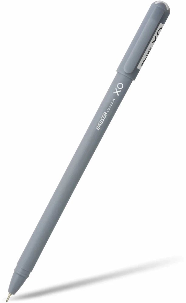 HAUSER XO Ball Point Pen Pack of 10 -Black Ball Pen (Pack of 10, Ink Color - Black)