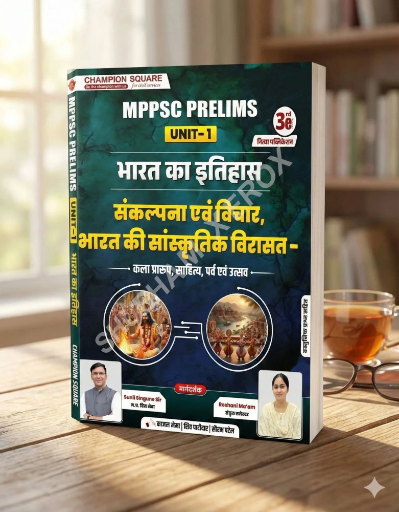 MPPSC Prelims Unit-01 "Sankalpana evam Vichar, Bharat ki Sanskritik Virasat" 3rd Edition (3e) | Hindi Medium 2026