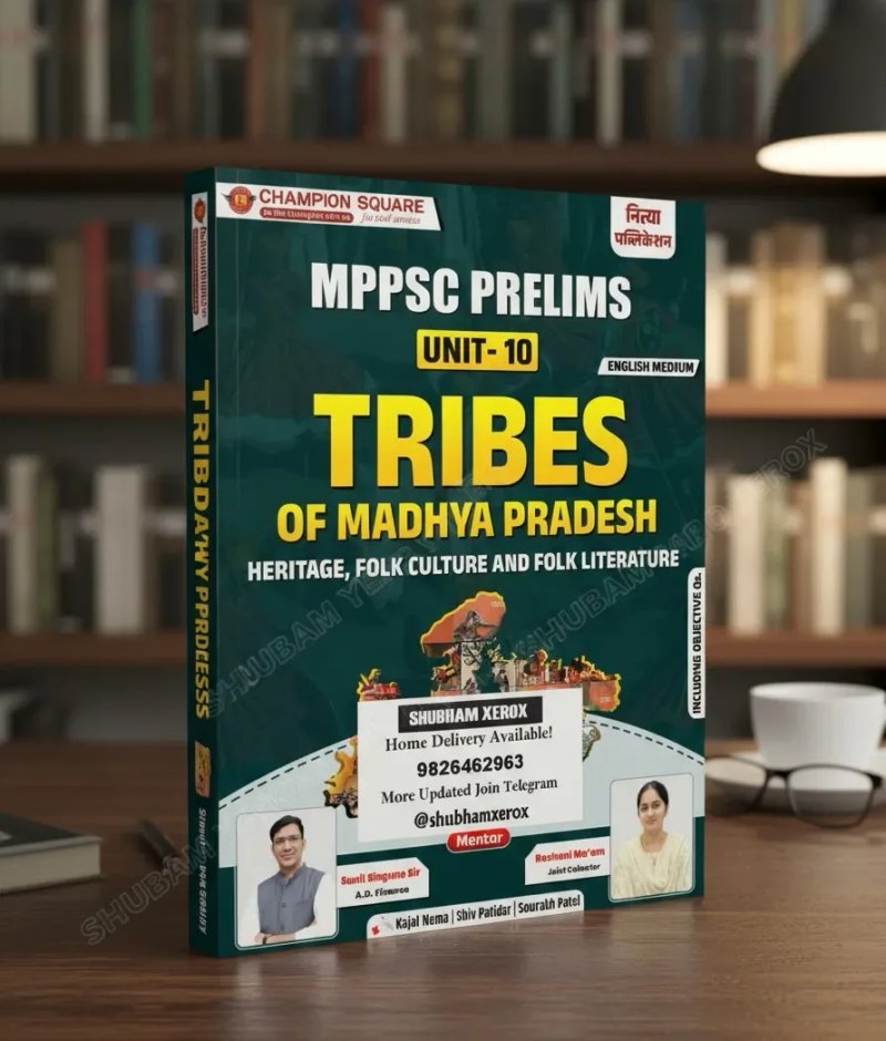 MPPSC PRELIMS UNIT-10 TRIBES OF MADHYA PRADESH {EM} | English Medium | 2026