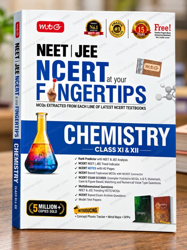 NEET JEE NCERT at Your Fingertips Chemistry Class XI & XII | MCQs from Latest NCERT Textbooks | NEET & JEE Preparation Book | Topicwise MCQs, PYQs, Exam Archive & Model Test Papers