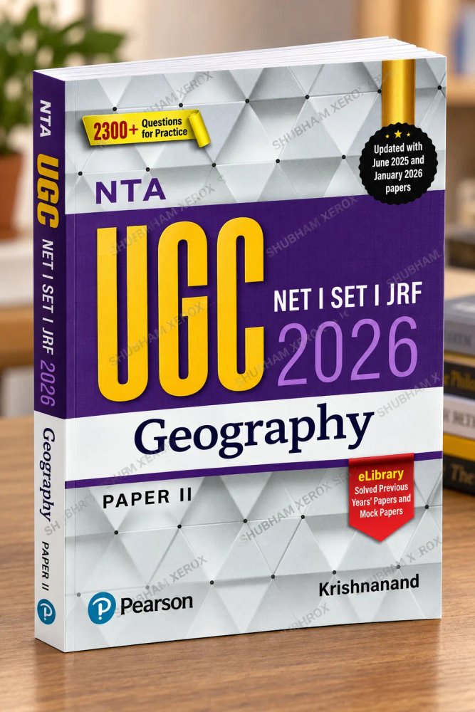 NTA UGC NET / SET / JRF 2026 Geography Paper II – Exam Preparation Guide by Krishnanand