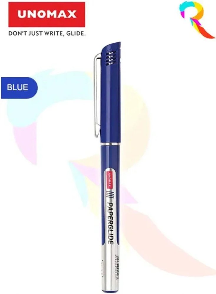 Unomax Paper Glide BallPoint Pen 0.7mm | Pack of 10 Pcs Red